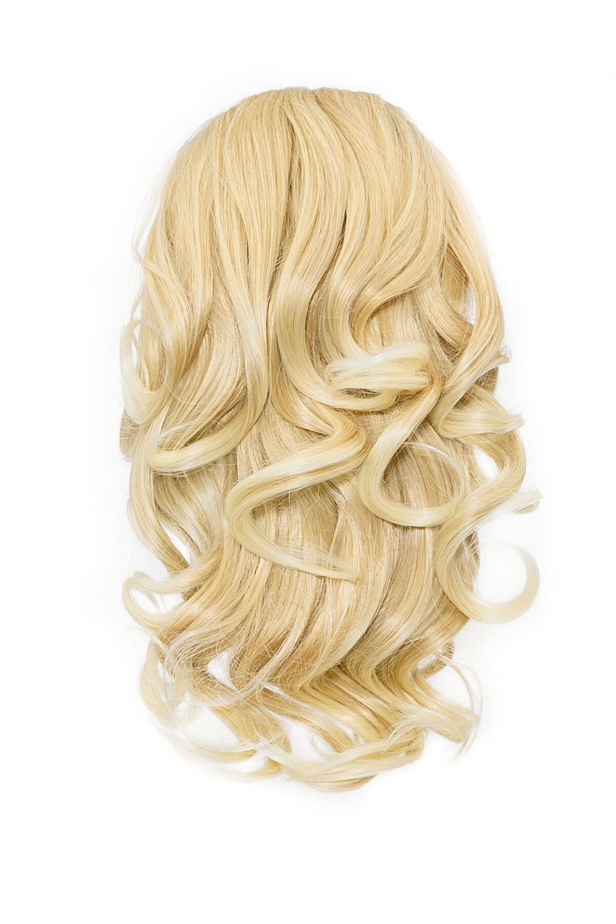 Ponytail messy curl - golden brown h5 