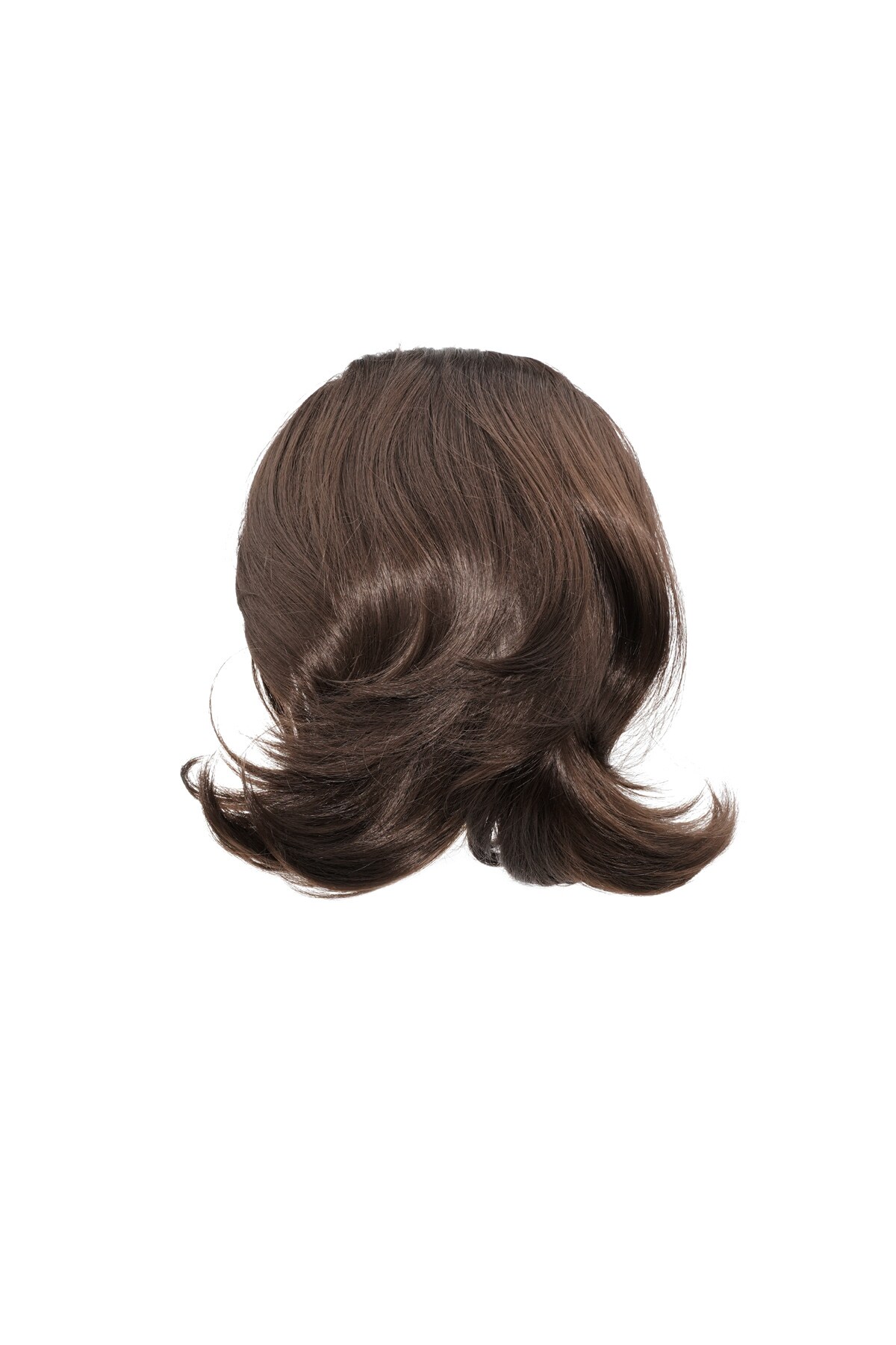 Ponytail short light wave - dark brown h5 