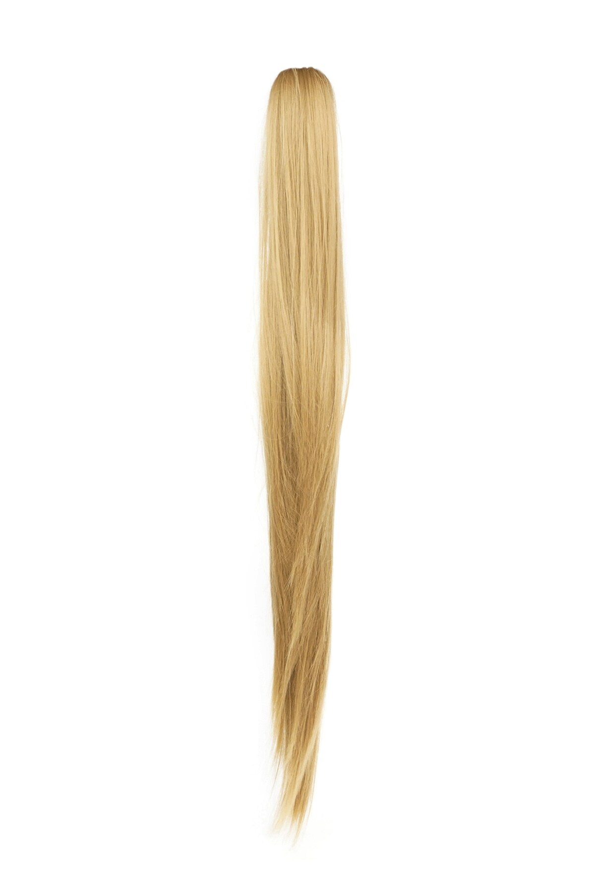 Ponytail clip in straight - brown 