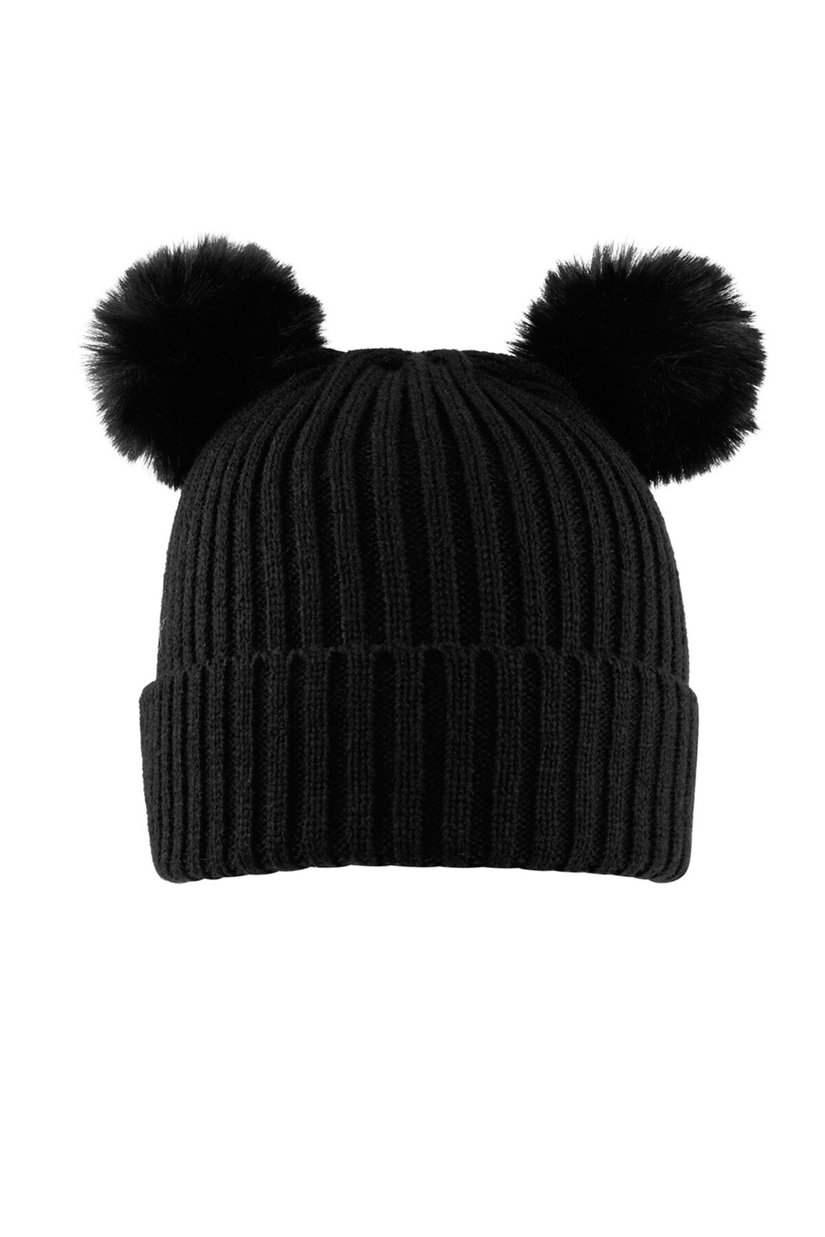 Adult - basic hat with black balls 