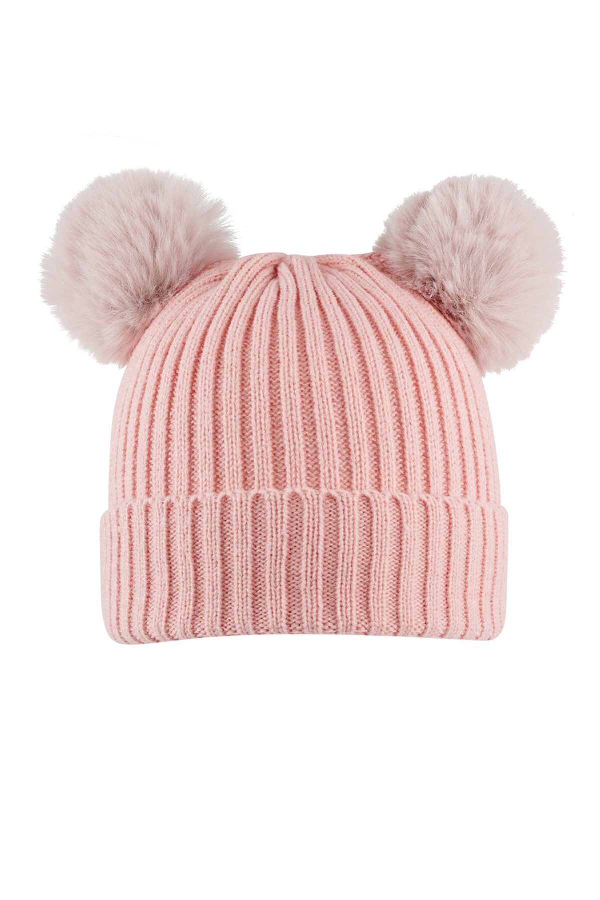 Adult - basic hat with pink balls h5 