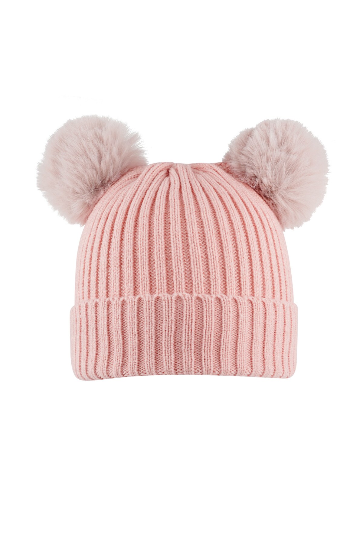 Kids - basic hat with pink balls h5 