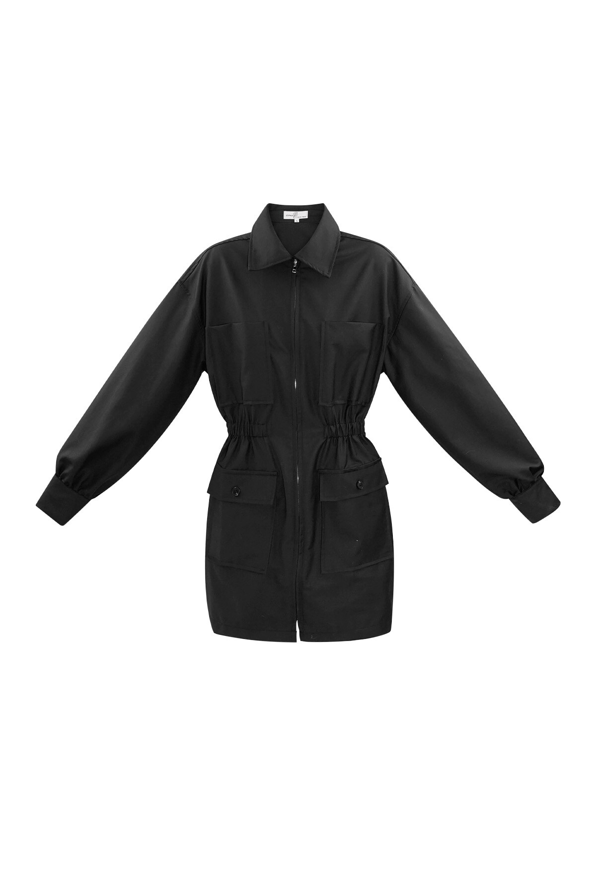 Long sleeve playsuit - black h5 