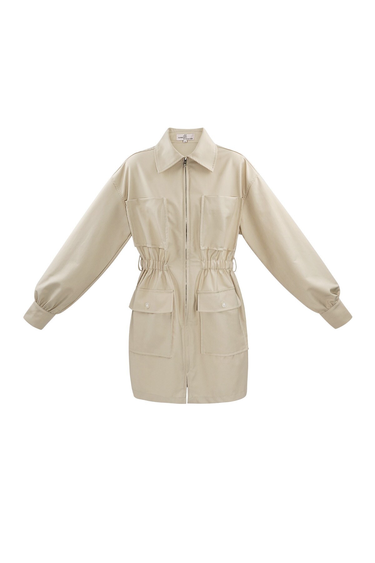 Long sleeve playsuit - beige  h5 