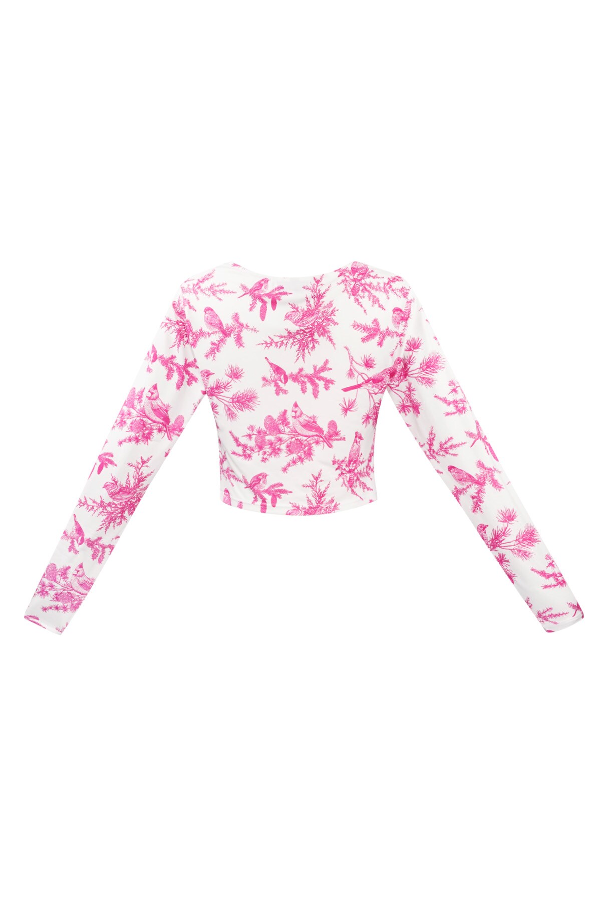 Long sleeve flower top - fuchsia h5 Picture7