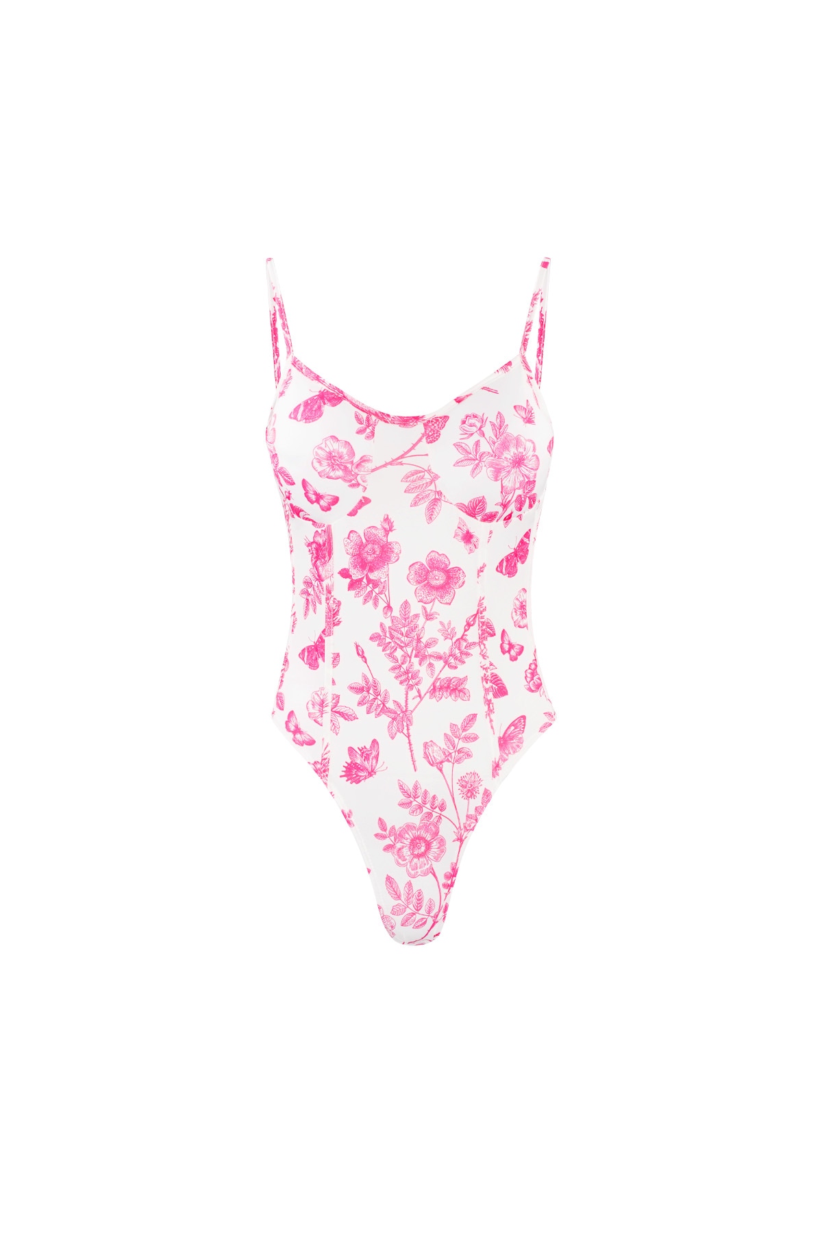 Floral body - fuchsia  h5 