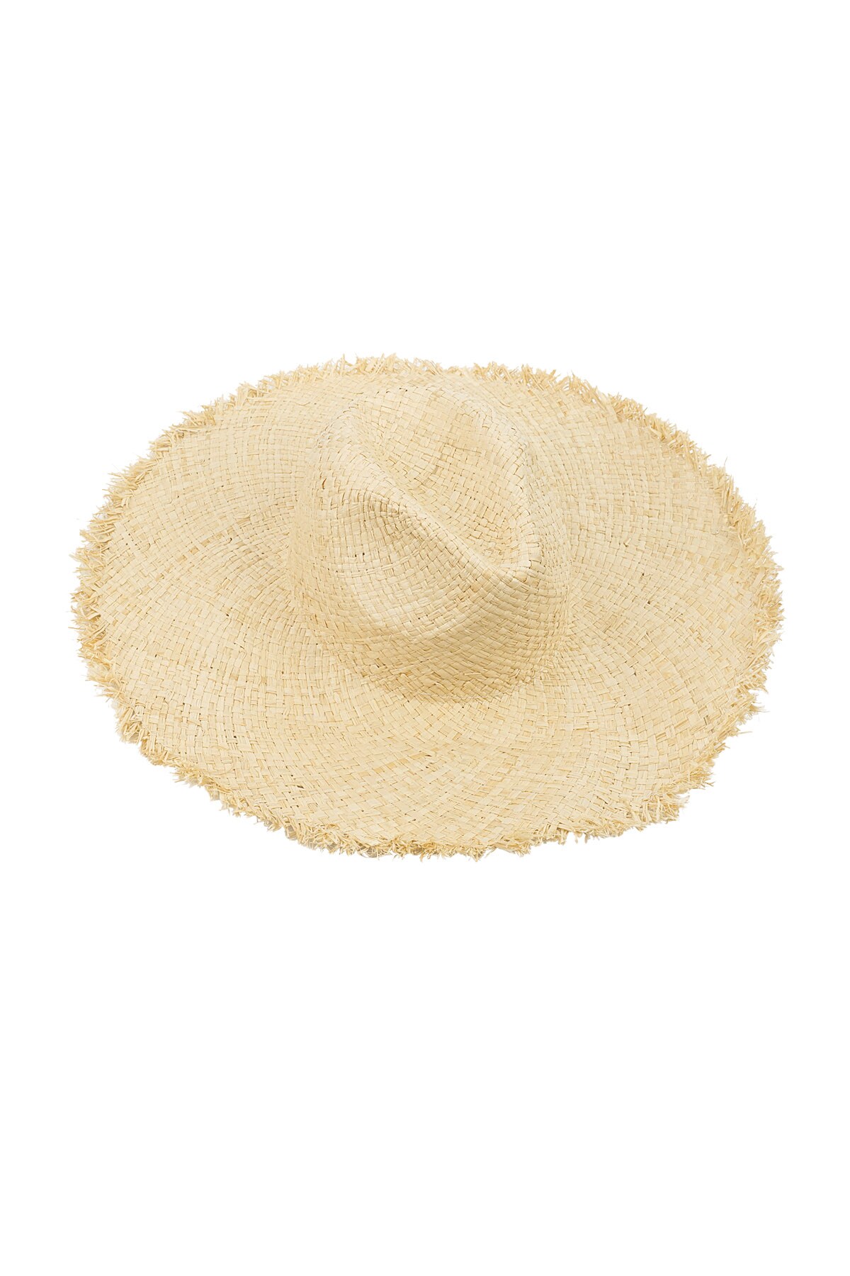 Large beach hat - beige  