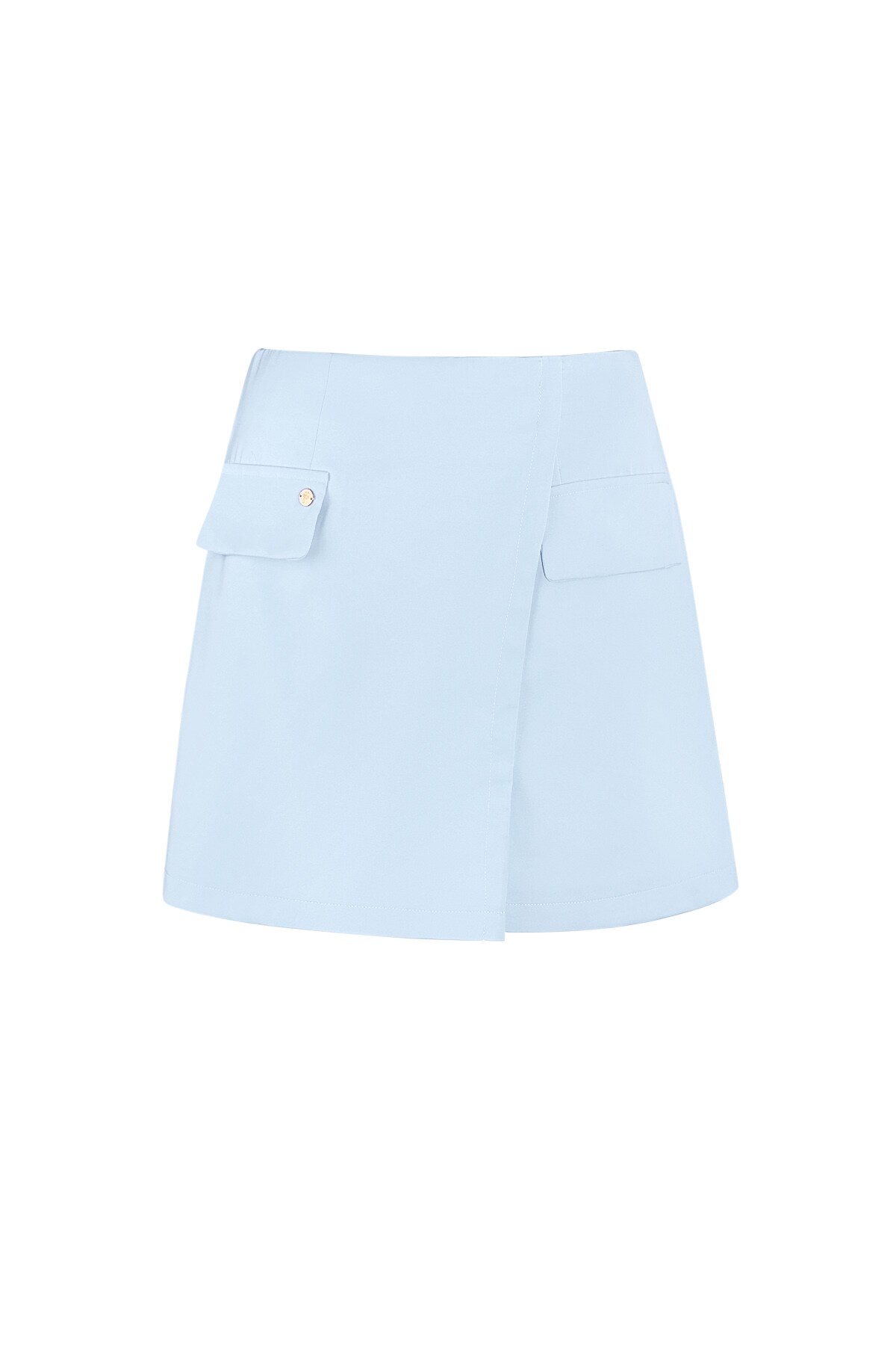 Plain pastel skirt - blue 