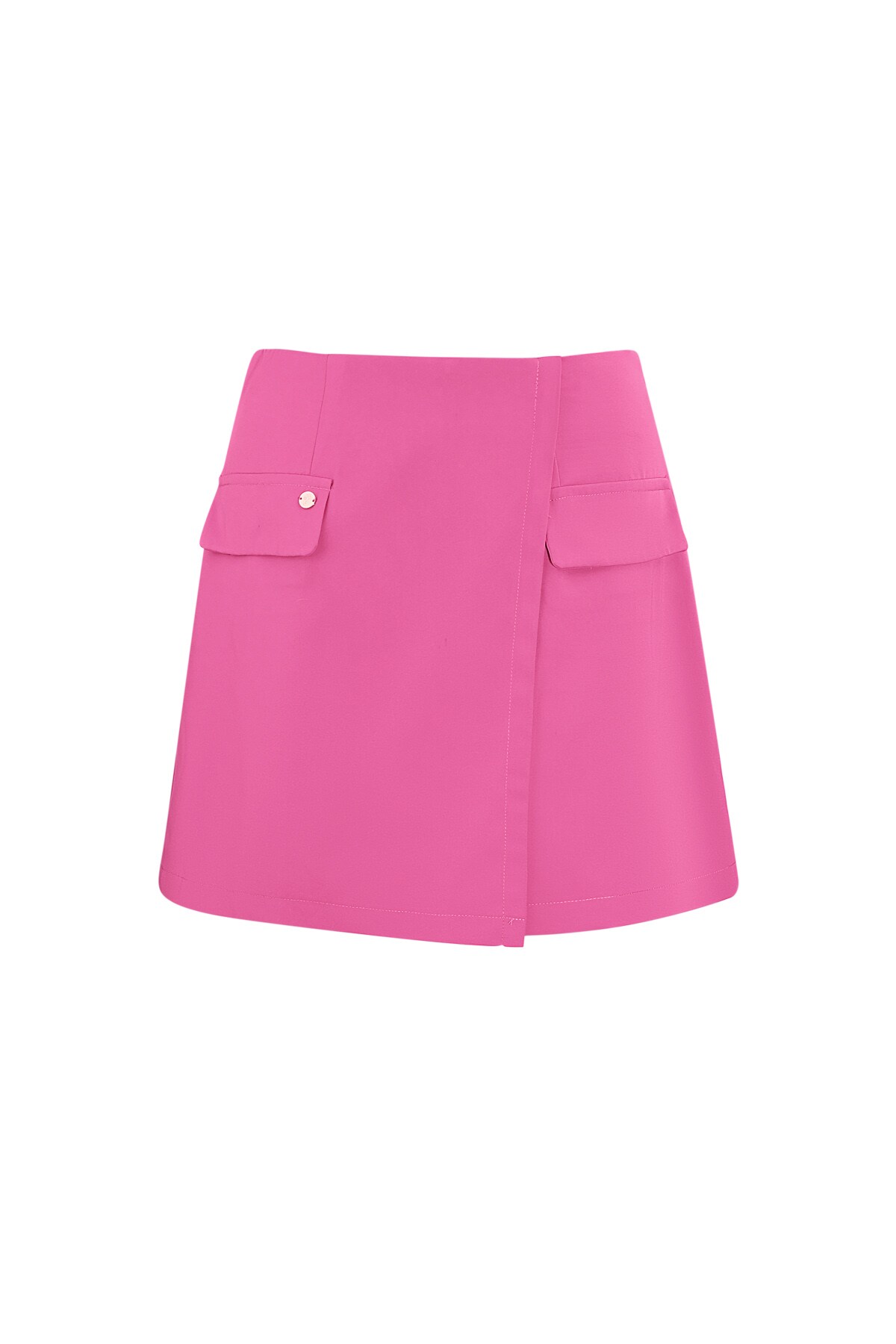 Plain pastel skirt - fuchsia 