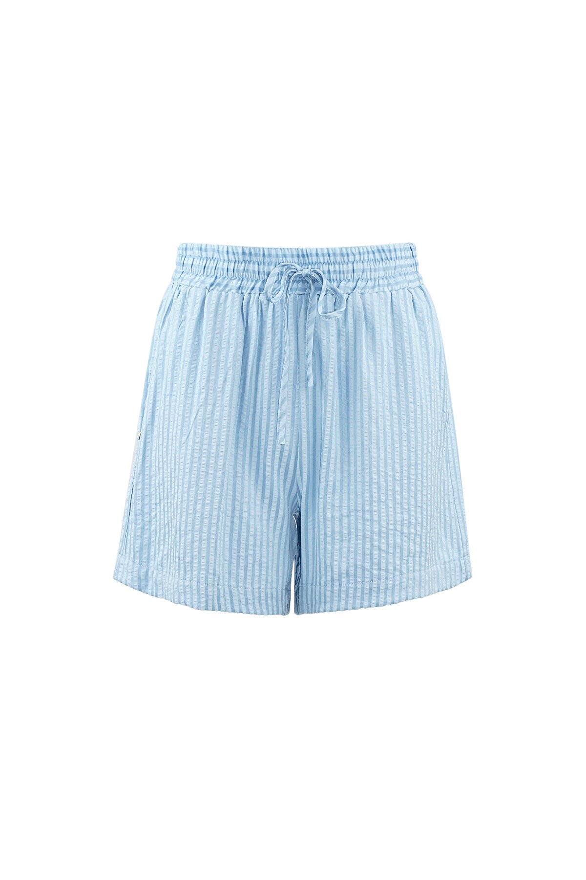 Striped shorts - blue 