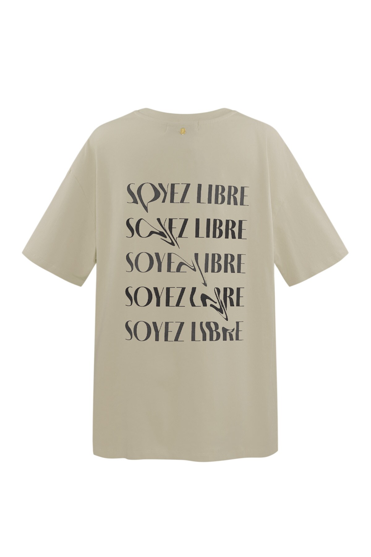 T-shirt soyez libre - beige Picture7