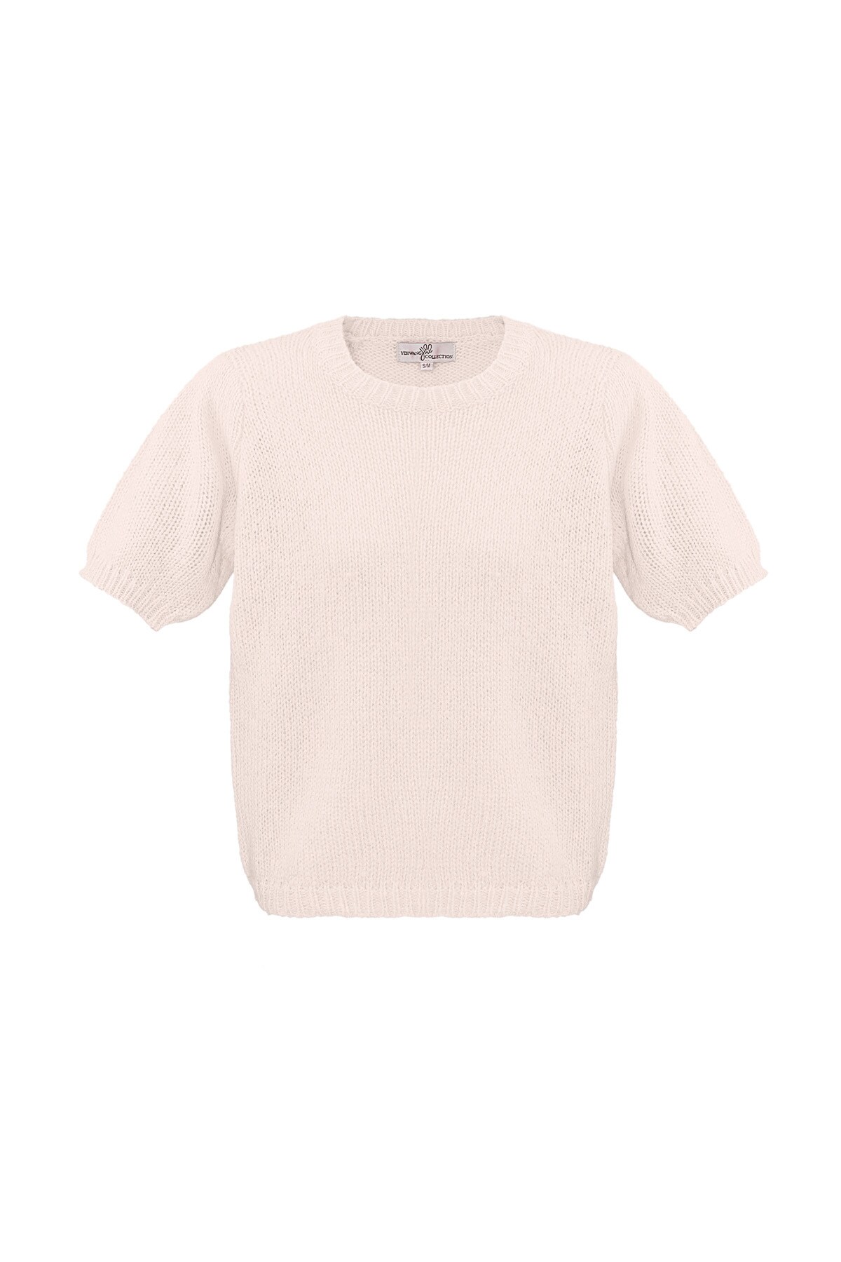 Basic shirt with puffed sleeves - off-white h5 