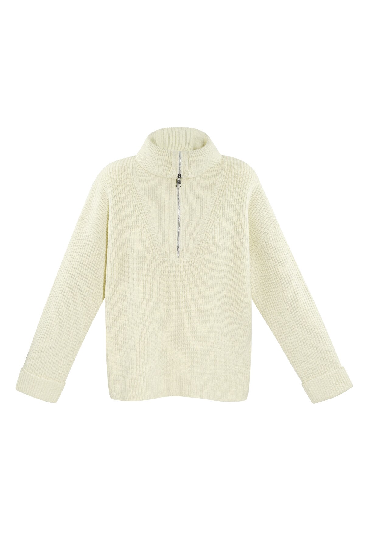 Neutral knit sweater - off-white h5 