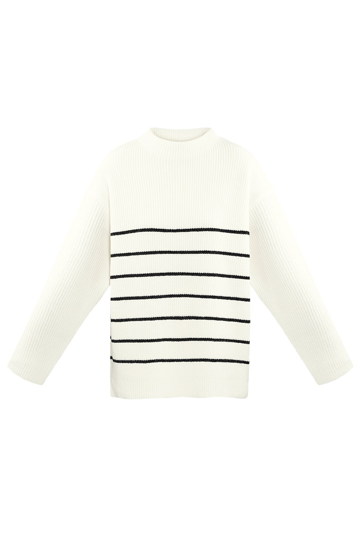 Basic Bliss sweater - black and white h5 