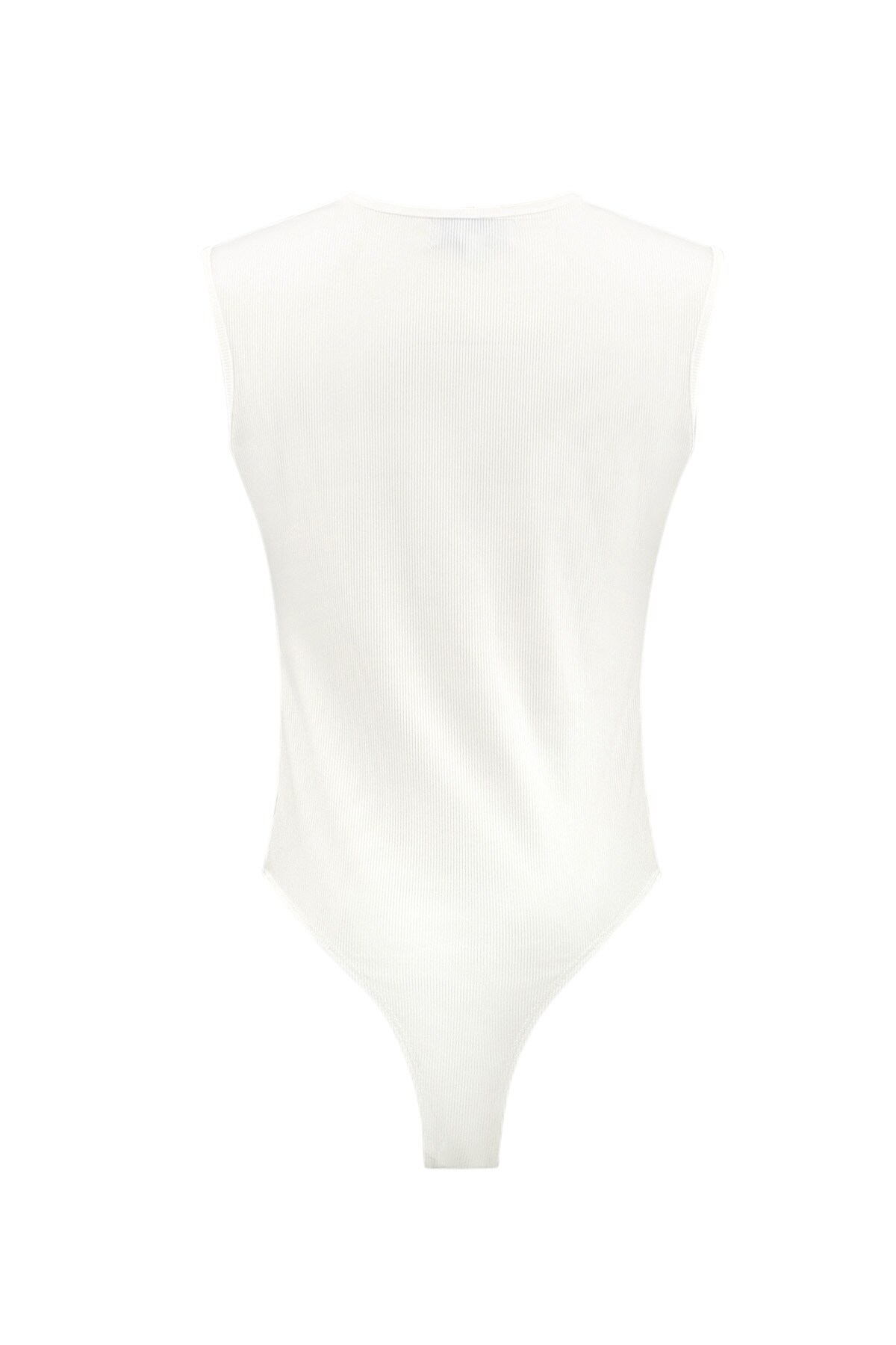 Basic bodysuit sleeveless - white Picture7