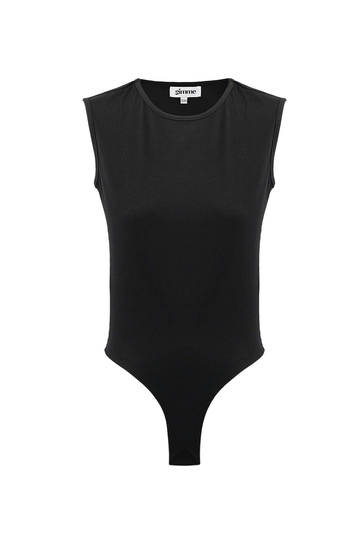 Basic bodysuit sleeveless - black h5 