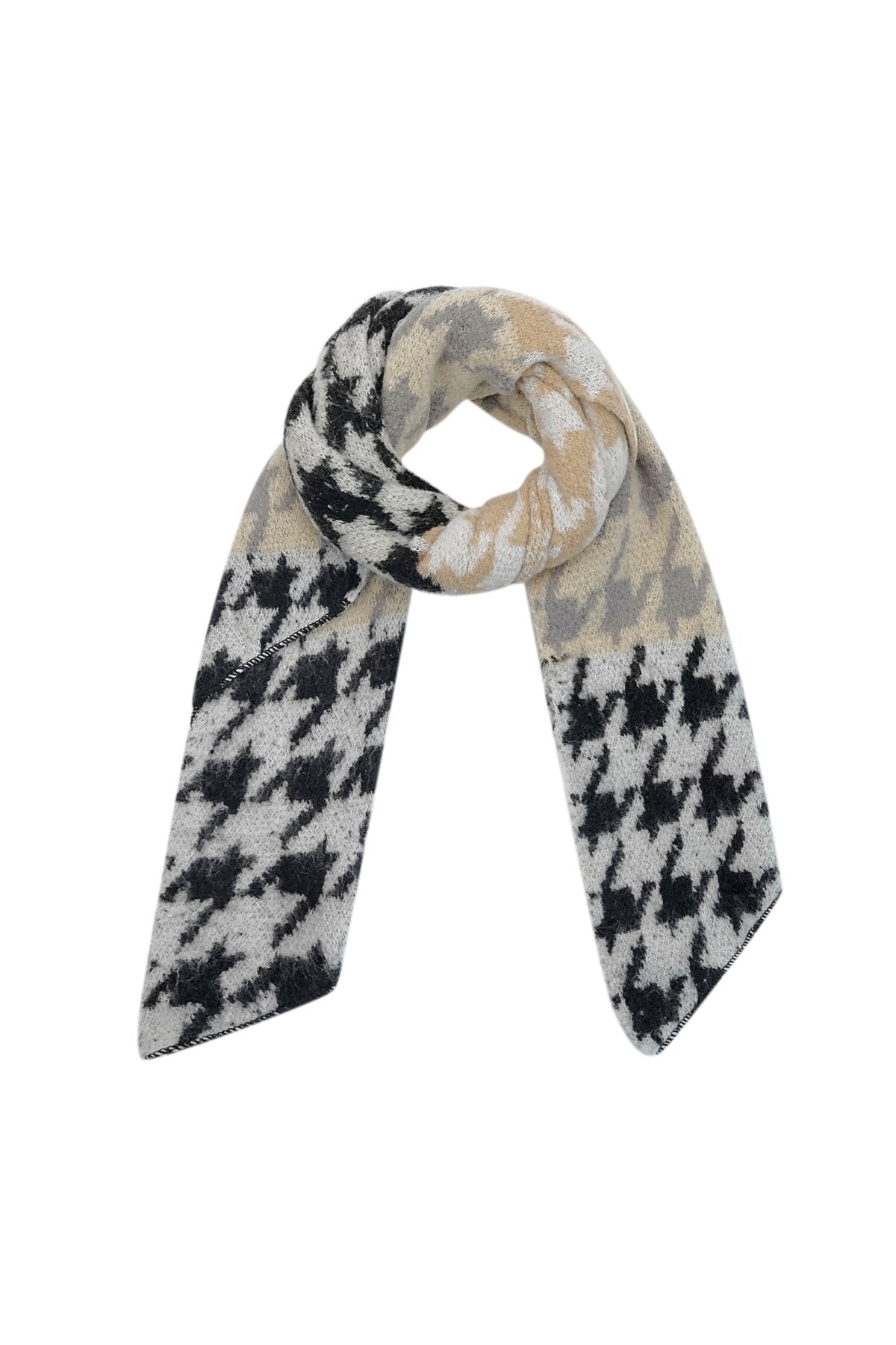 Velvet Vibes scarf - black gray h5 