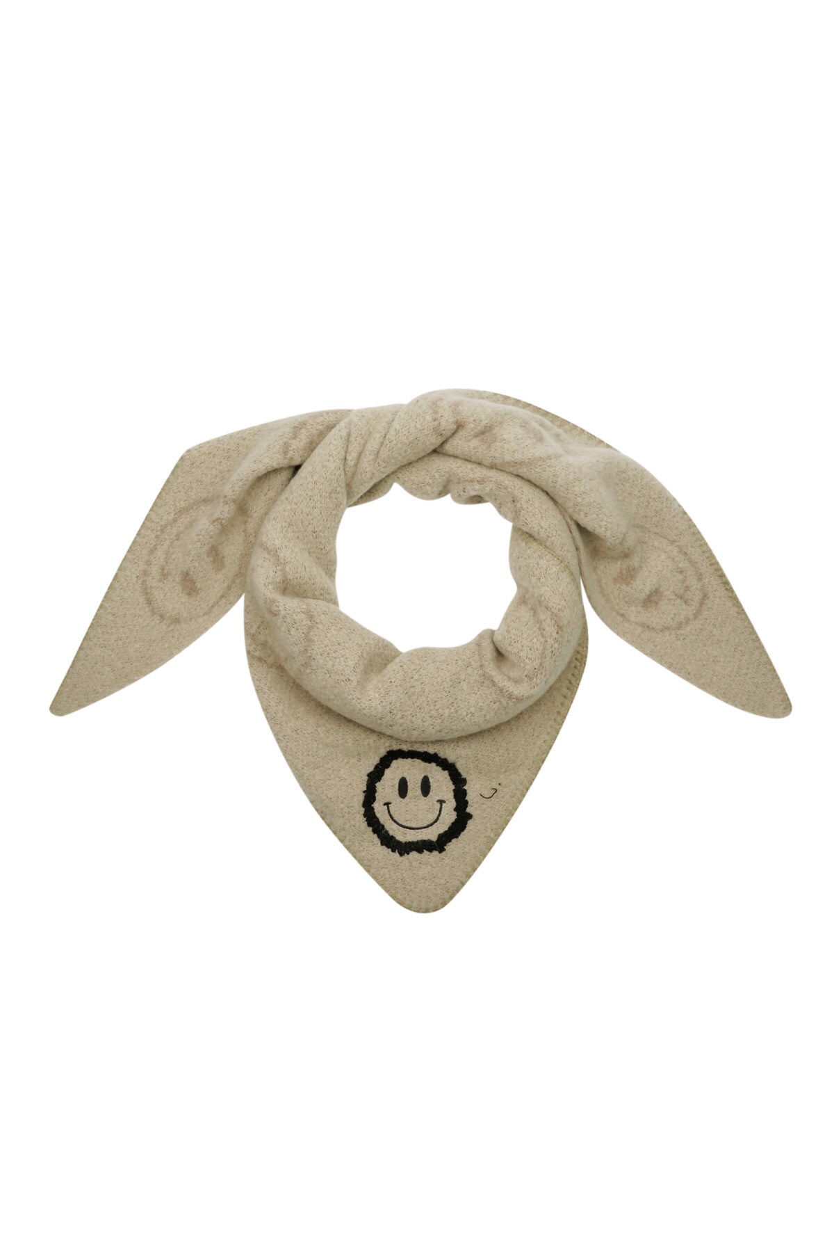 Winterschal Smiley Smoothnes - beige 