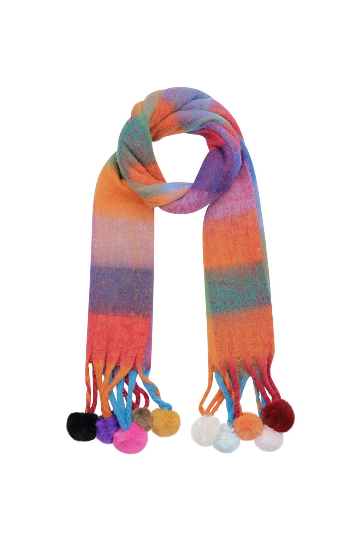 Winter scarf dreamy drape - multi 