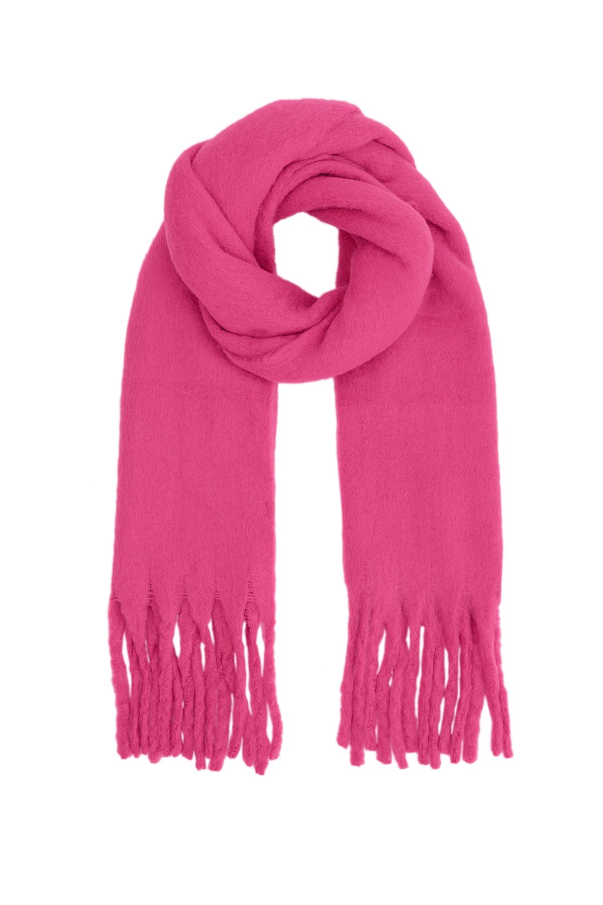 Colorful Winter scarf - pink h5 