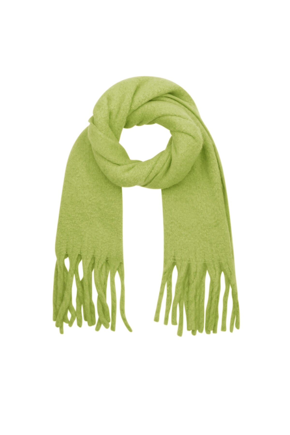 Colorful Winter scarf - green h5 