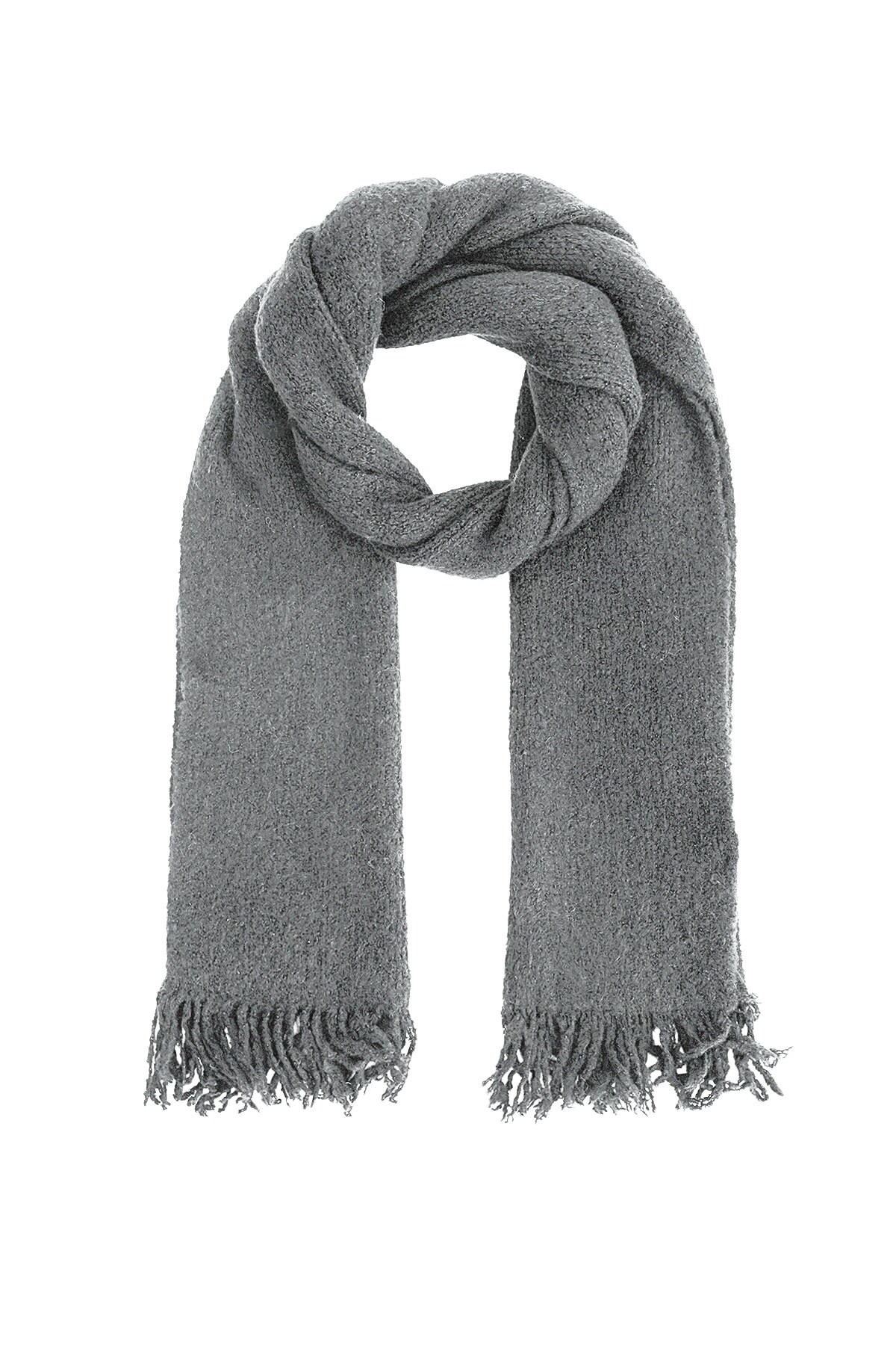 Winter Whispers scarf - grey h5 