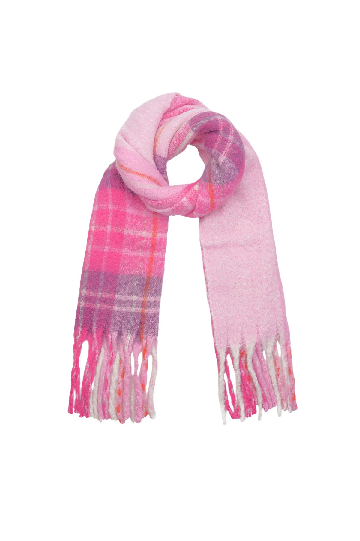 Winter scarf chill charm - pink h5 