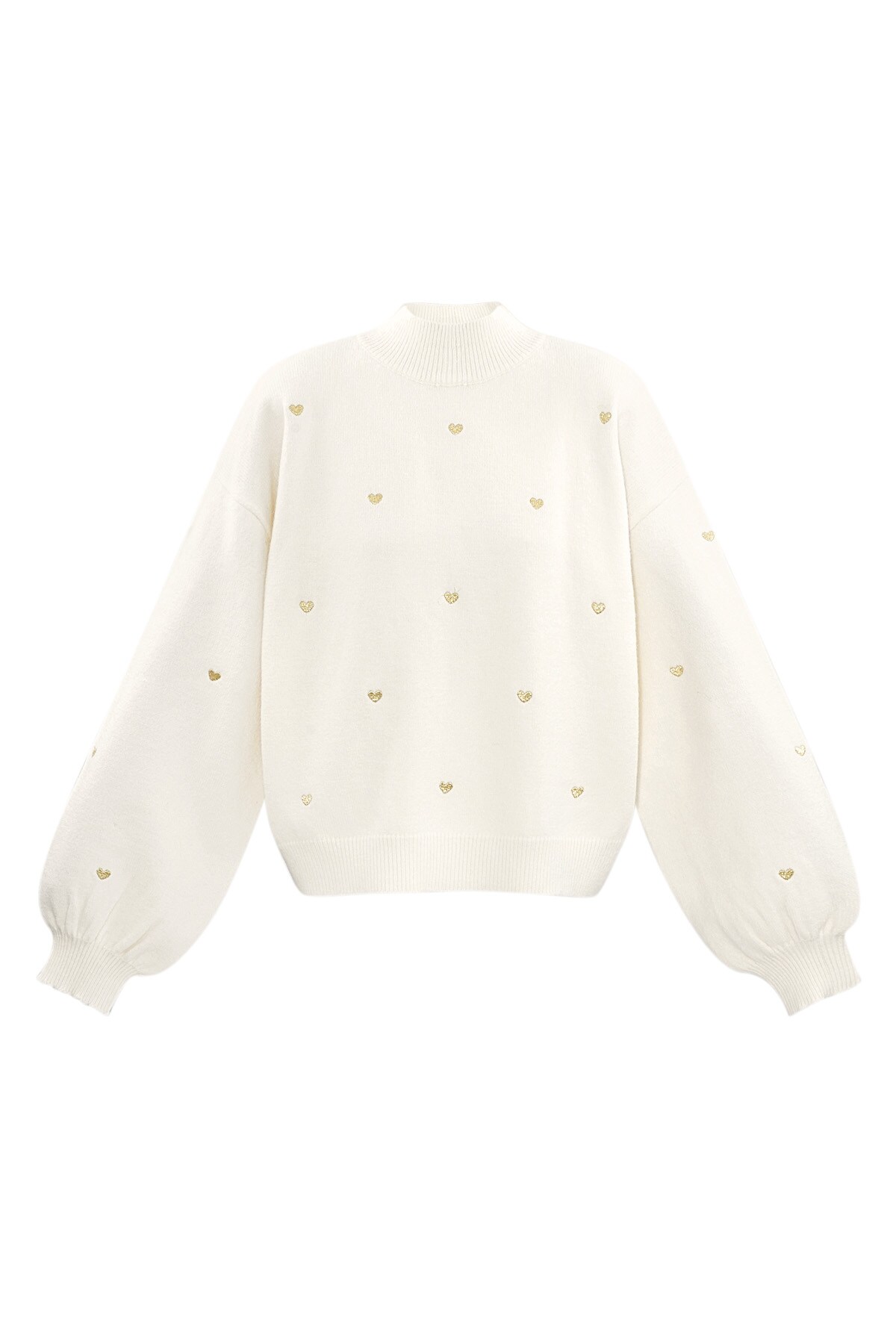 Sweetheart Charm sweater - off-white 