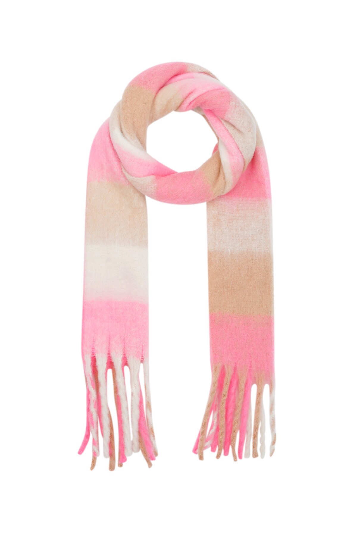 Winter Muse scarf - pink h5 