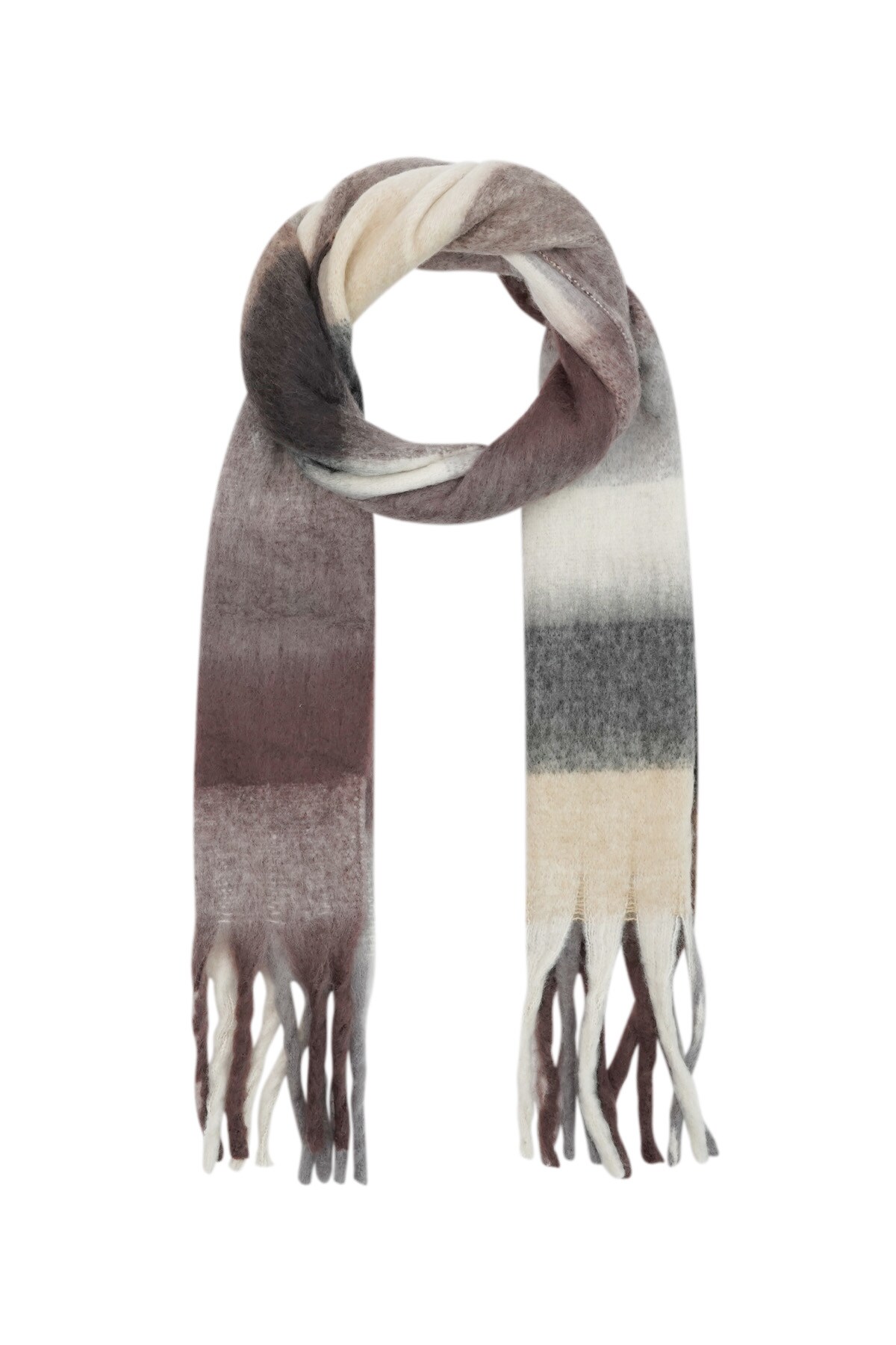 Winter Muse scarf - brown h5 