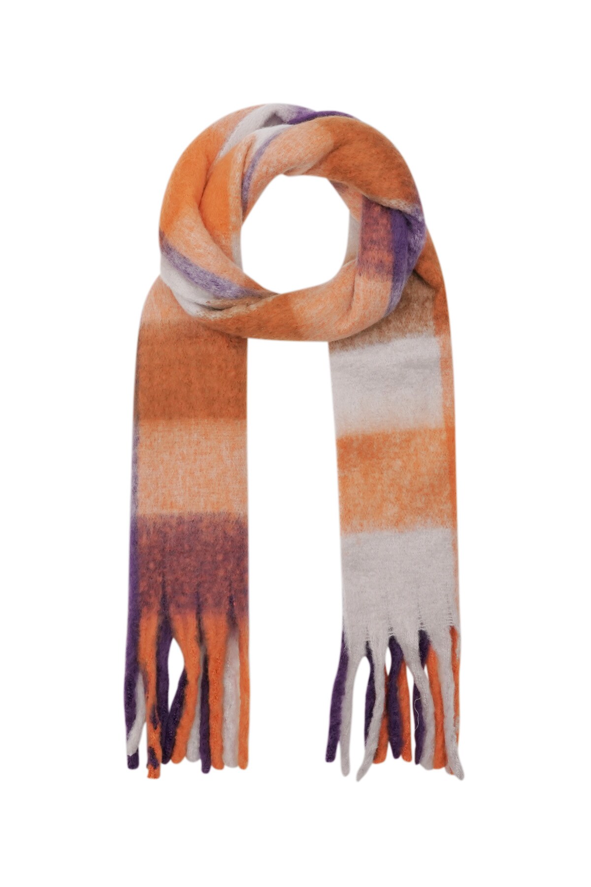 Winter Muse scarf - orange h5 