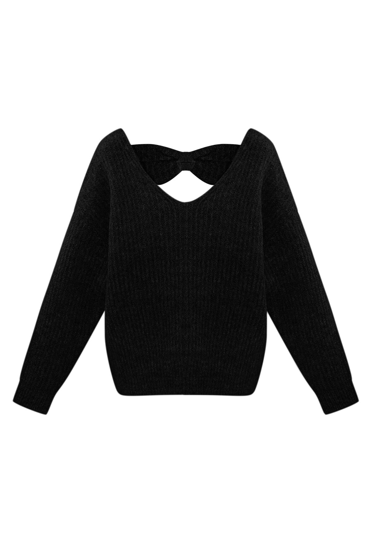 Bowtiful sweater - black h5 