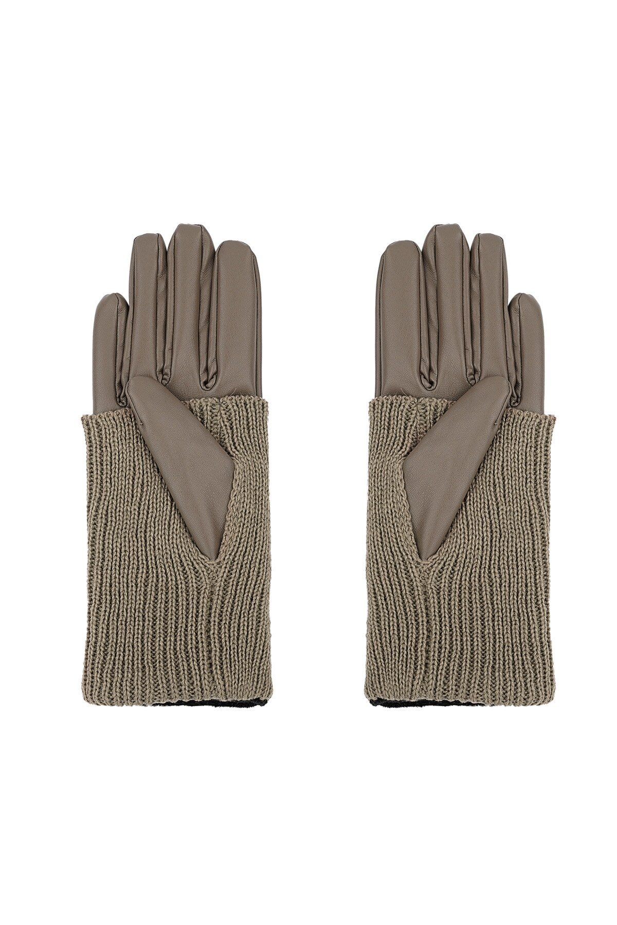 Cozy Knit gloves - brown h5 Picture3