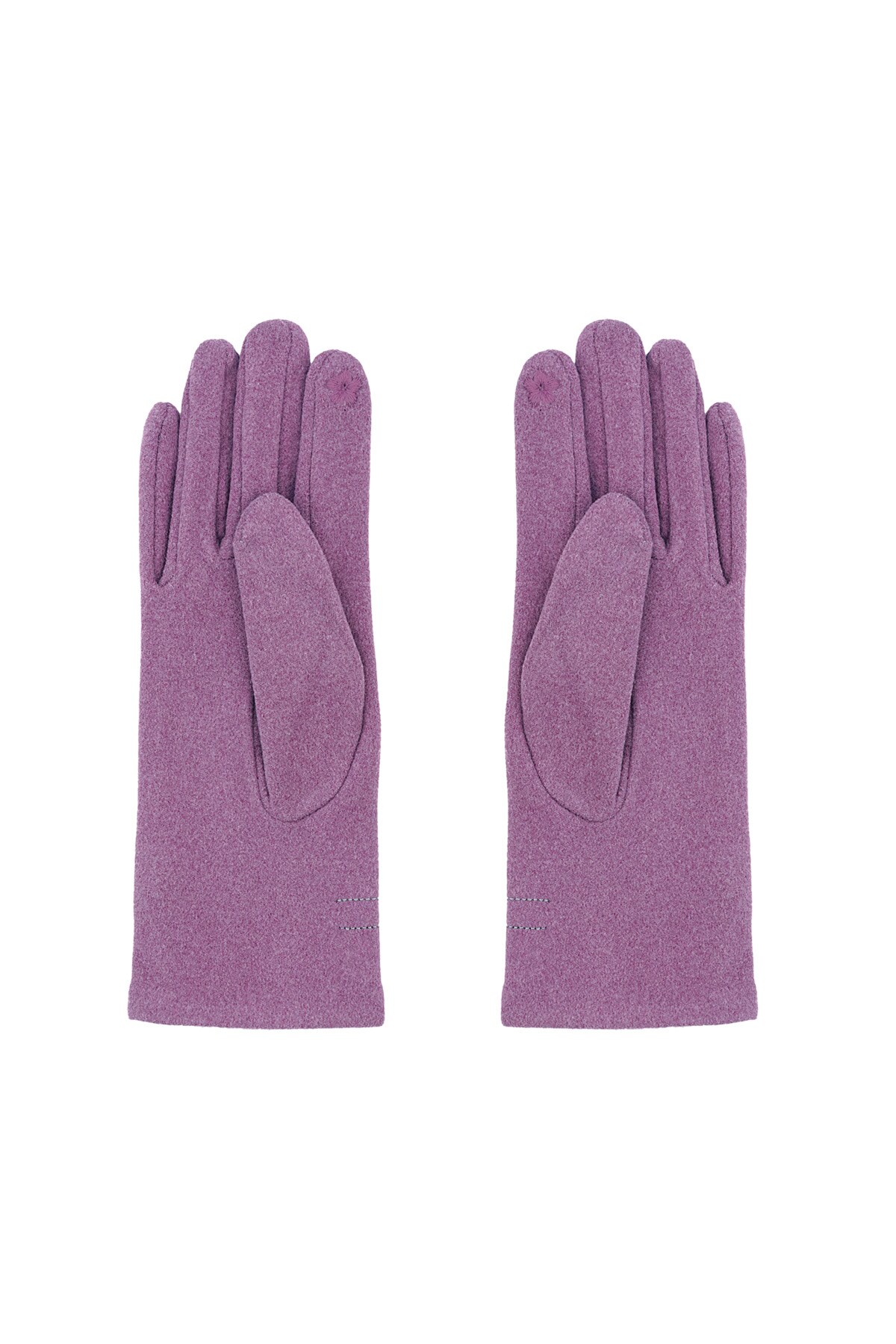 Delicate bow gloves - purple Picture3