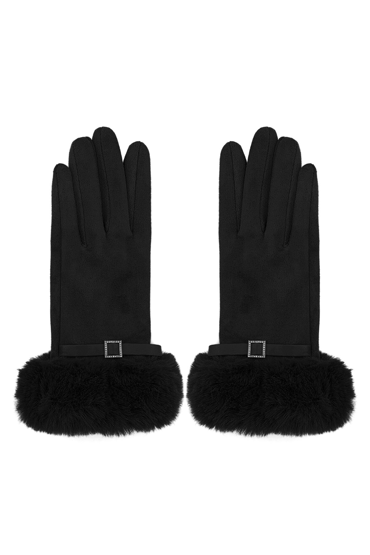 Refined grace gloves - black h5 