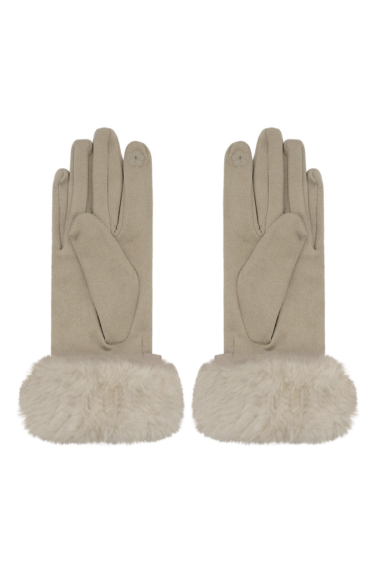 Refined grace gloves - beige Picture3