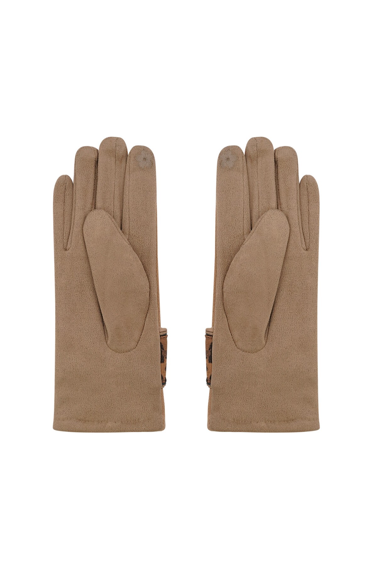 Panther detail gloves - brown h5 Picture3