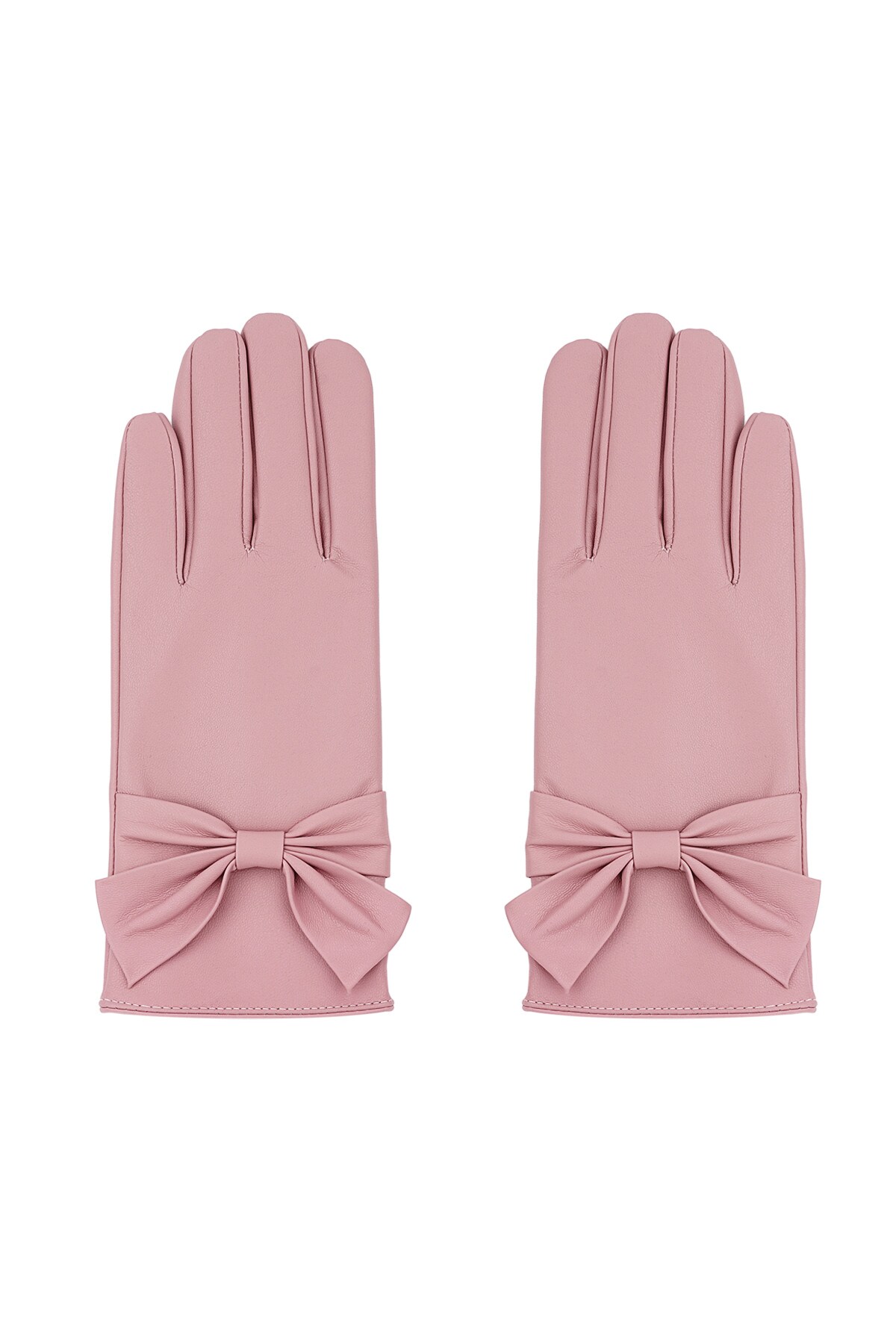 Bowtiful gloves - pink 