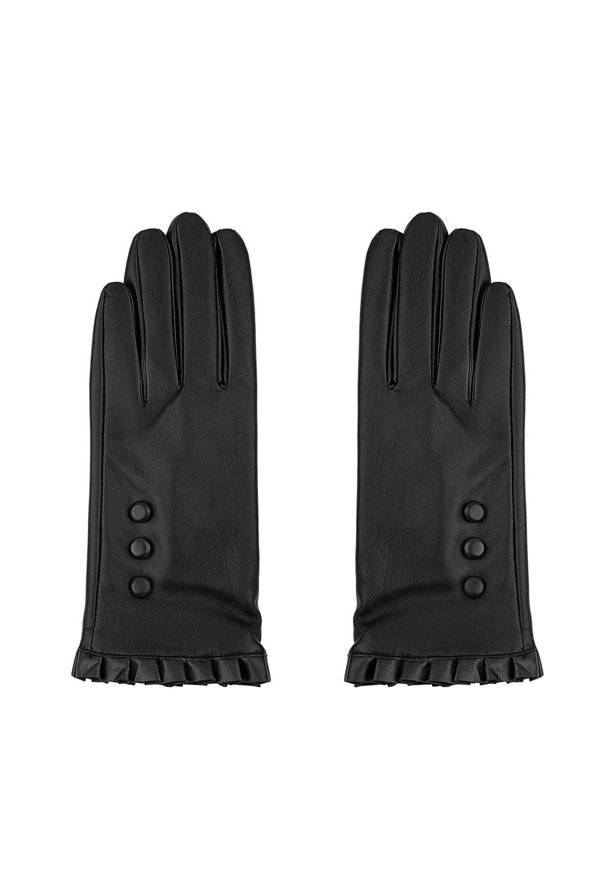 Gloves cozy day - black h5 