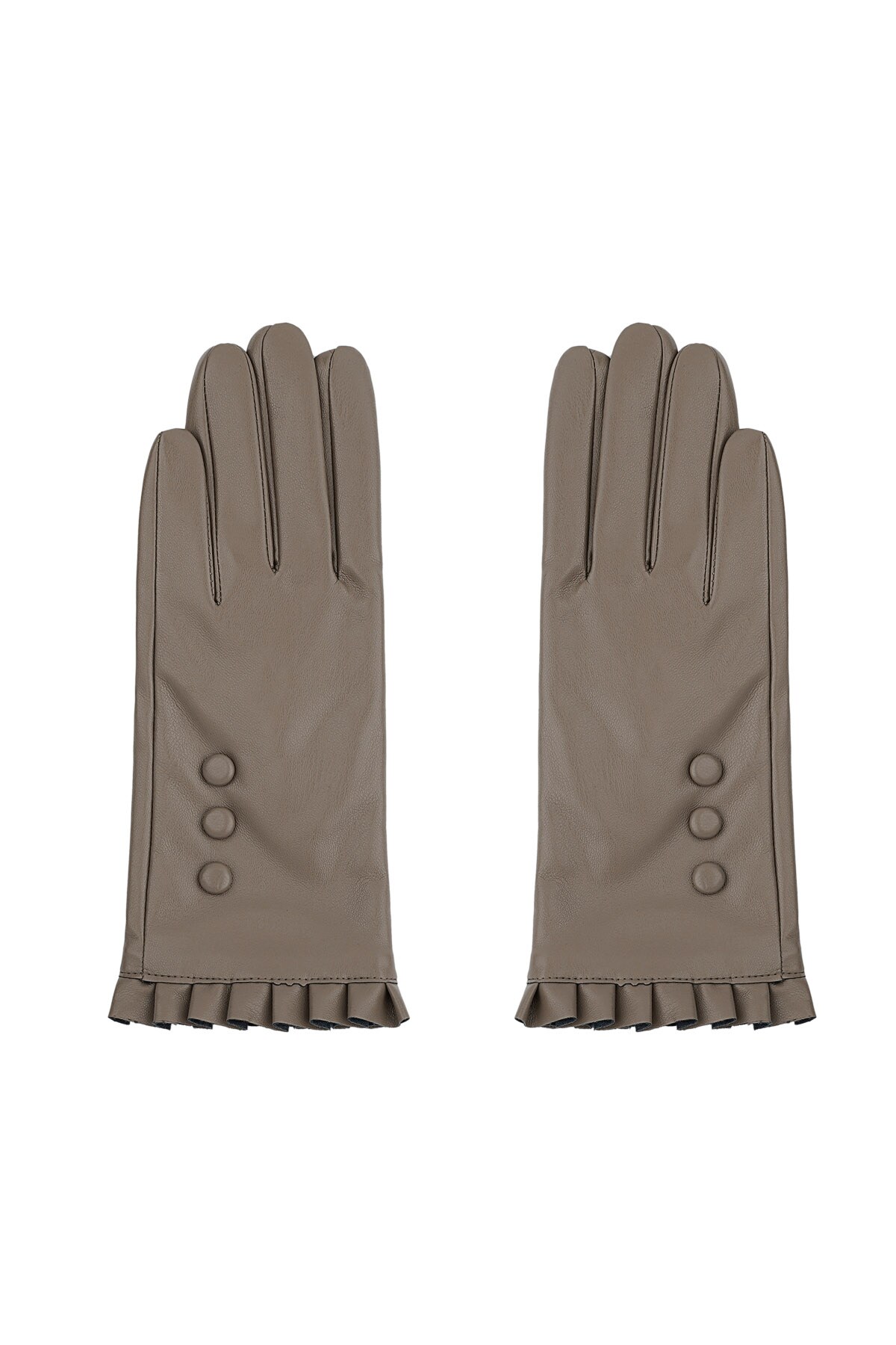 Gloves cozy day - camel h5 