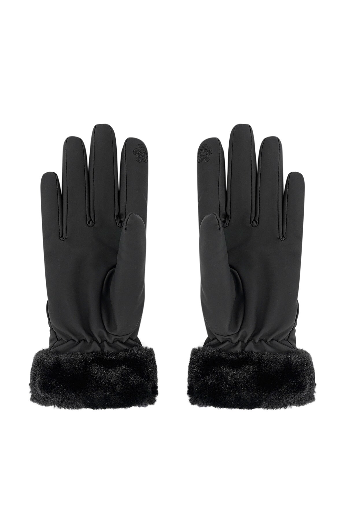 Furry gloves - black h5 Picture3