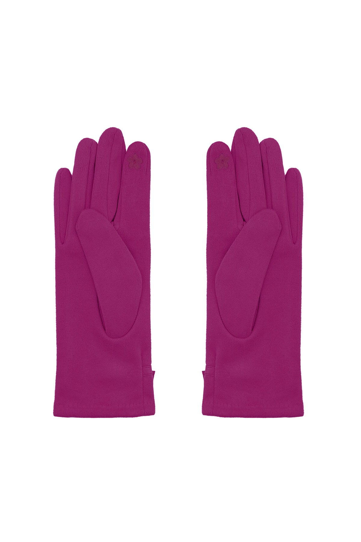 Chic ribbon gloves - Fuchsia Picture3