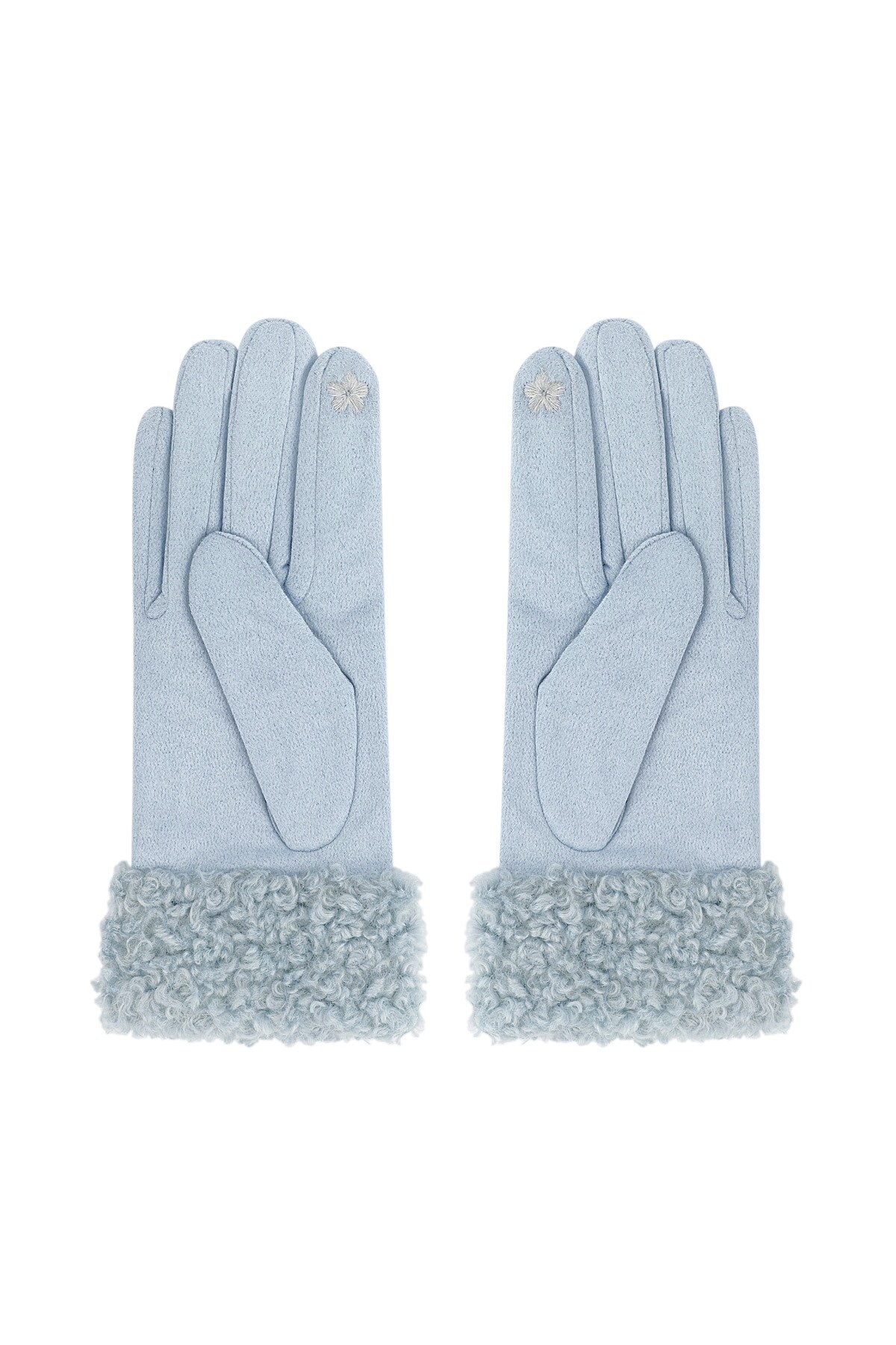 Fuzzy gloves - blue h5 Picture3