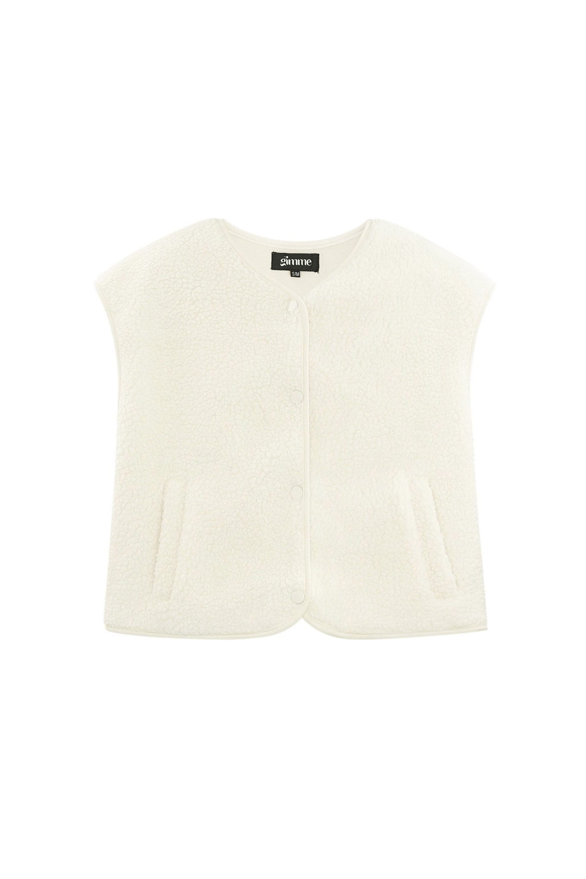 Gilet Teddy Fluffy - blanc cassé h5 