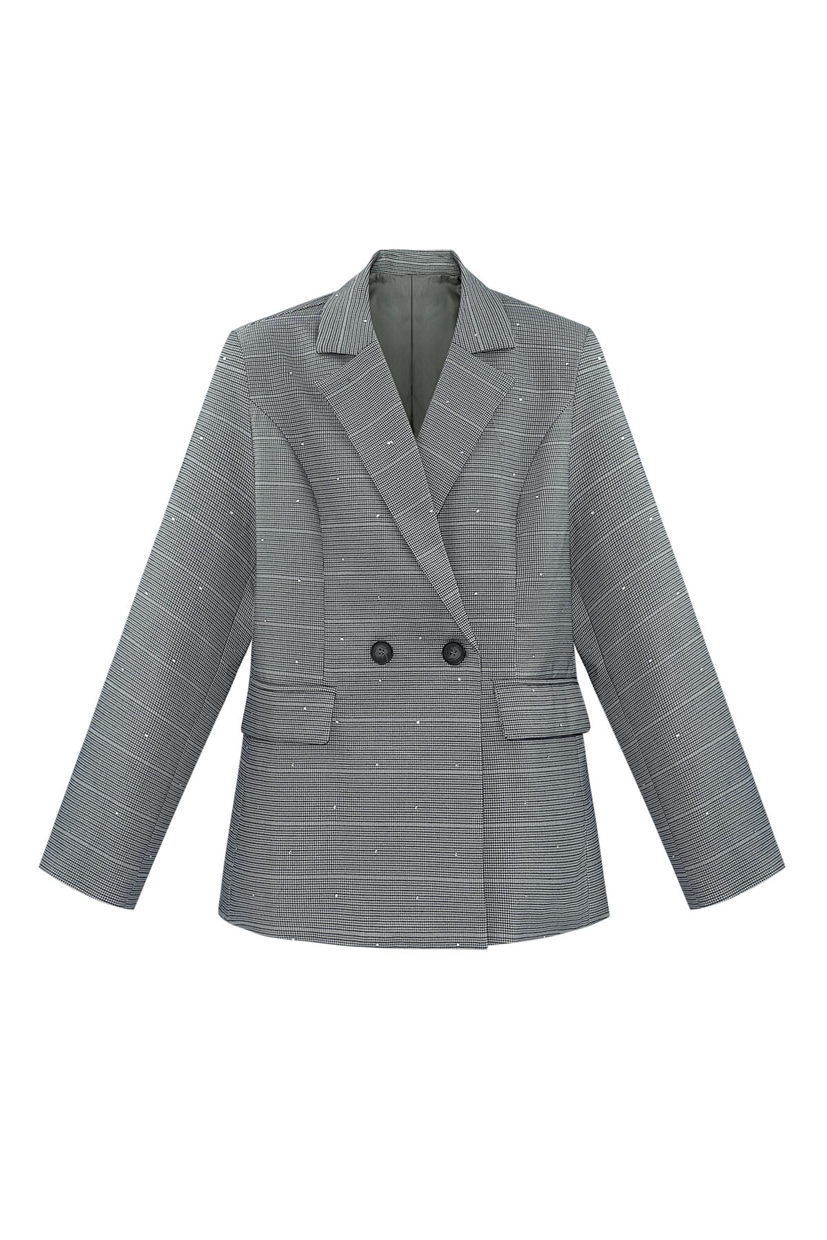 Sparkling Babe blazer - grey h5 