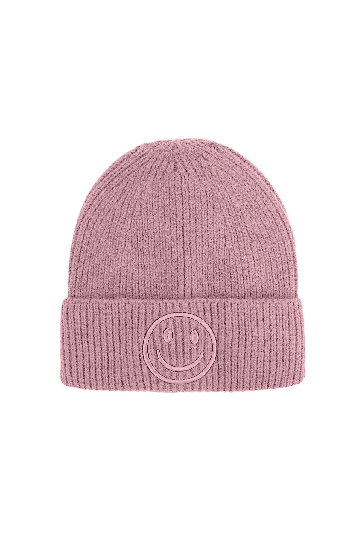 Hat season of smiley - pink h5 