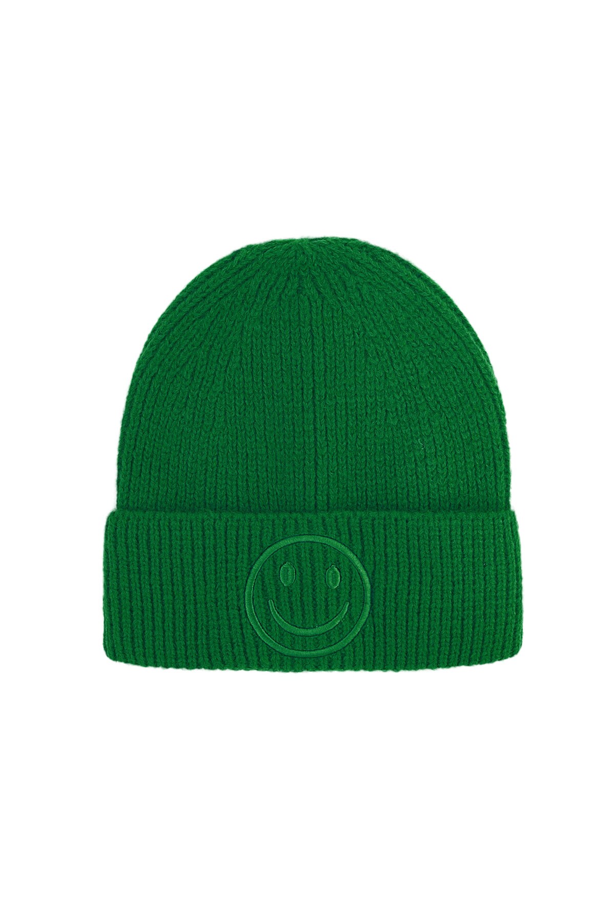 Hat season of smiley - green 