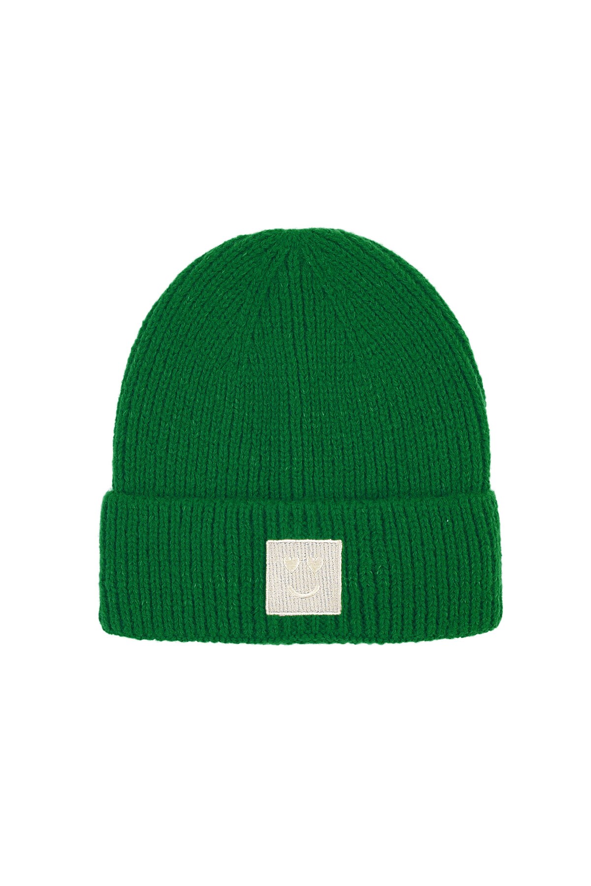 Hat lover of smiley - green h5 