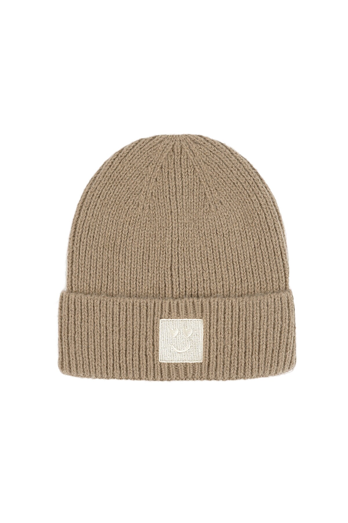 Hat lover of smiley - beige h5 