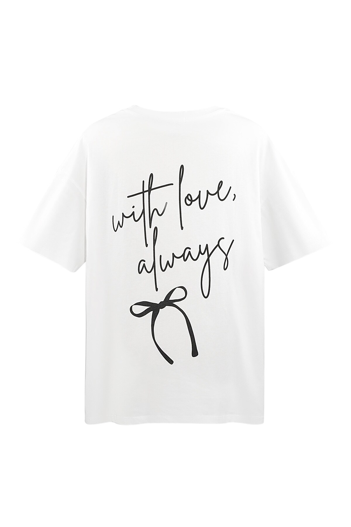 T-shirt with love always - white h5 Picture3